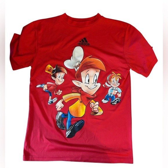 Vintage Adidas Red Tee - Picture 1 of 5